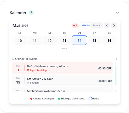 DocNado Calendar & Deadlines