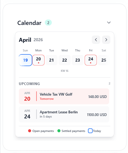 DocNado Calendar & Deadlines