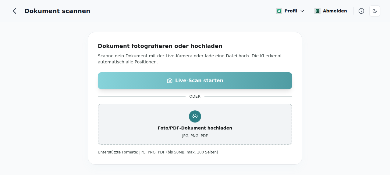 KI-Scan Ergebnis